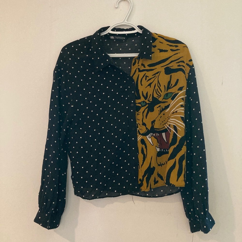 Zara button up